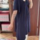 BloomChic Granatowa Tunika Asymetryczna Plus Size 30 9XL / 58 / 30