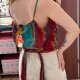 Cider Kolorowy Top w Paski z Wiązaniem Plus Size 4XL / 48 / 20