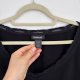 Avenue Czarna Bluzka z Koronkowym Wykończeniem Plus Size 6XL / 52 / 24