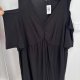 Torrid Czarna Bluzka Cold Shoulder Plus Size 5 8XL / 56 / 28