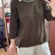 Avenue Brązowy Sweter z Ozdobnym Dekoltem Plus Size 5XL / 50 / 22
