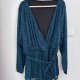 BloomChic Zielona Bluzka w Groszki Plus Size 7XL / 54 / 26