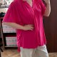 Lane Bryant Różowa Bluzka Plus Size 9XL / 58 / 30