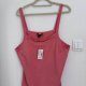 Avenue Koralowy Top na Ramiączkach Plus Size 24W 6XL / 52 / 24
