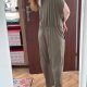 Suzanne Betro Oliwkowy Kombinezon Plus Size 5XL / 50 / 22