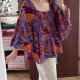 Terra & Sky Bluzka boho hiszpanka 6XL / 52 / 24