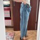 Banana Republic Jasnoniebieskie Spodnie Wide Leg Crop Plus Size 4XL / 48 / 20