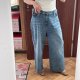 Banana Republic Jasnoniebieskie Spodnie Wide Leg Crop Plus Size 4XL / 48 / 20