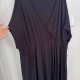 Amazon Essentials Czarna Sukienka Kopertowa Plus Size 9XL / 58 / 30