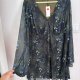 Cider Zielona Sukienka w Kwiaty Tiulowa Plus Size  4XL / 48 / 20