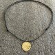 Choker naszyjnik minimalistyczny mosiądz