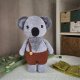 Miś koala w ubraniu, Miś pluszowy na szydełku, Miś na prezent dla dziecka