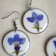 Komplet biżuterii z żywicy LOBELIA