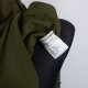 Missguided szyfonowa dłuższa asymetryczna tunika khaki / 8- S
