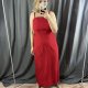 fransa red long dress