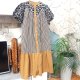 Suknia midi retro M L