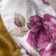 Torba z kominem patchwork no waste w kwiaty z zaczepami do wózka dziecięcego