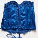 Niebieski Top Gorset 40 L Bawełna Cotton