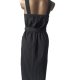 Czarna Sukienka Jeansowa L XL Dress Jeans Denim na Ramiaczkach