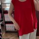 Liz&Me bawełniana bluzka ażurowa fuksja róż Plus Size 8XL / 56 / 28