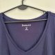 Granatowy top bez rękawów Roaman's 4X Plus Size V-neck oversize 8XL / 56 / 28