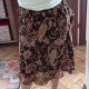 Worthington zwiewna spódnica paisley boho Plus Size 24W XXL 3XL szyfonowa 6XL / 52 / 24