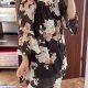 White Mark Tunika Szyfonowa Kwiaty 4-6XL Plus Size 6XL / 52 / 24