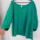 Ava & Viv Zielona Bluzka Ażurowa Plus Size 4X 6XL / 52 / 24