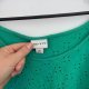 Ava & Viv Zielona Bluzka Ażurowa Plus Size 4X 6XL / 52 / 24