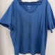 Roaman's Niebieska Bluzka Oversize Plus Size 9XL / 58 / 30