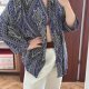 Chico's Travelers Collection Narzutka w Print Plus Size 4 4XL / 48 / 20