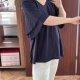 BloomChic Granatowa Bluzka Ażurowa Plus Size 28 8XL / 56 / 28