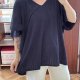 BloomChic Granatowa Bluzka Ażurowa Plus Size 28 8XL / 56 / 28