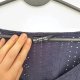 BloomChic Granatowa Bluzka Ażurowa Plus Size 28 8XL / 56 / 28