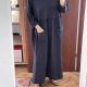 Ulla Popken Granatowa Sukienka Maxi Bawełniana Plus Size 24/26 7XL / 54 / 26