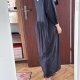 Ulla Popken Granatowa Sukienka Maxi Bawełniana Plus Size 24/26 7XL / 54 / 26