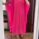 Signature by Robbie Bee Różowa Sukienka Maxi Cold Shoulder Plus Size 24W 6XL / 52 / 24