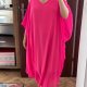 Signature by Robbie Bee Różowa Sukienka Maxi Cold Shoulder Plus Size 24W 6XL / 52 / 24