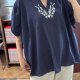 Haftowana bluzka L.A. Blues Deluxe 30/32W Plus Size oversize granatowa 9XL / 58 / 30