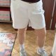 Białe szorty elastyczne dlugie Plus Size 5XL / 50 / 22