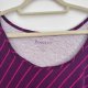 Fioletowa bluzka w różowe paski Roaman's (30/32) bawełniana oversize 9XL / 58 / 30