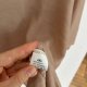 Beżowa bluzka oversize 5XL 50 minimalistyczna 3/4 rękaw luźna Plus Size casual 4XL / 48 / 20