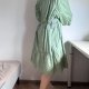Lane Bryant sukienka midi bawełniana damska Plus Size, szałwiowa z wiązaniem 8XL / 56 / 28