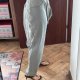 Terra & Sky Szare Spodnie z Wysokim Stanem Plus Size 30W 9XL / 58 / 30