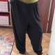 Sanistrano Czarne Spodnie Szerokie Plus Size 7XL / 54 / 26