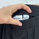 Sanistrano Czarne Spodnie Szerokie Plus Size 7XL / 54 / 26