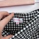 Czarno-białe spodnie w kratkę Molly & Isadora 28W szerokie nogawki 8XL / 56 / 28