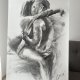 Szkic Pary 100x70cm
