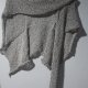 Srebrna koczuga narzutka art handmade