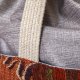 Torba shopper z kominem RASPBERI – unikatowa torba handmade w stylu no waste